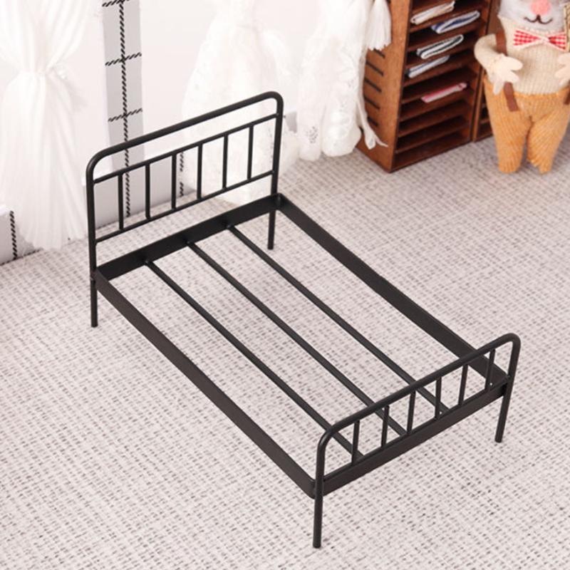 Bedroom Furniture - 1Pcs 1:12 Puppenhaus Miniatur Eisen Puppe