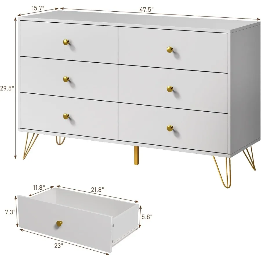 Schlafzimmer-Kommode mit 6 Sch – Storage Bewertung und Preis