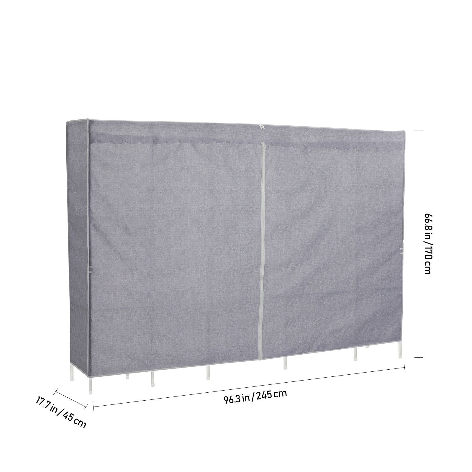 Kleiderständer mit Abdeckung,  – Wardrobe Closet Portable Fabric Cover Bewertung und Preis