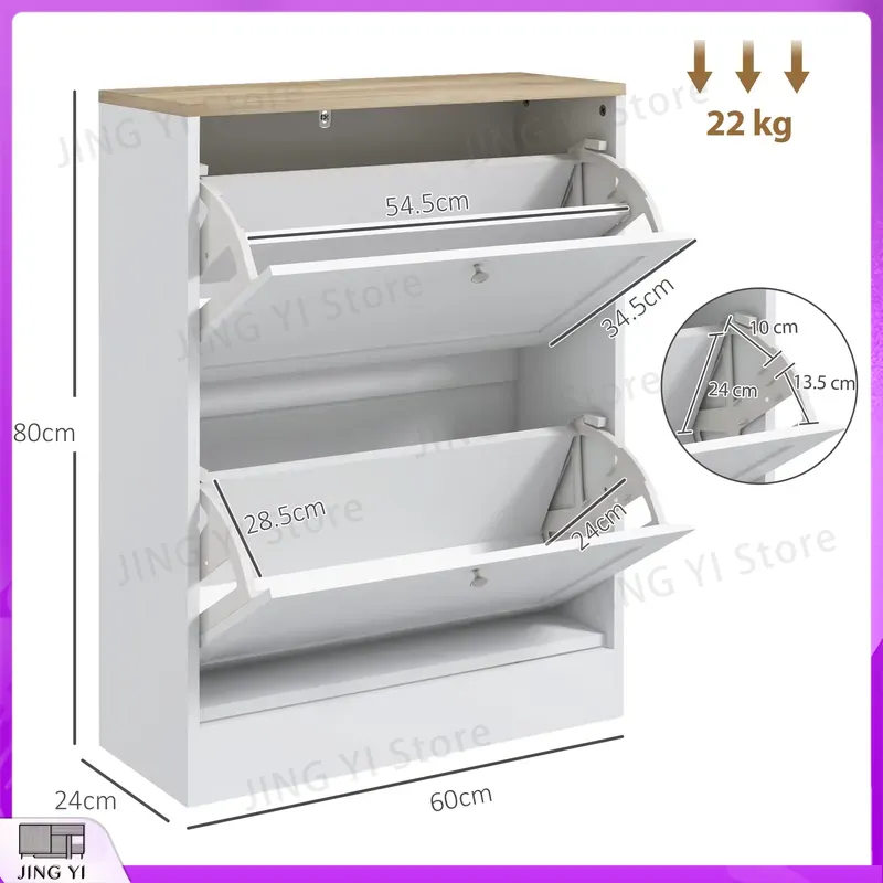 Schmaler Schuhschrank mit 2 Kl – Shoe Rack Cabinet Narrow Entryway Bewertung und Preis