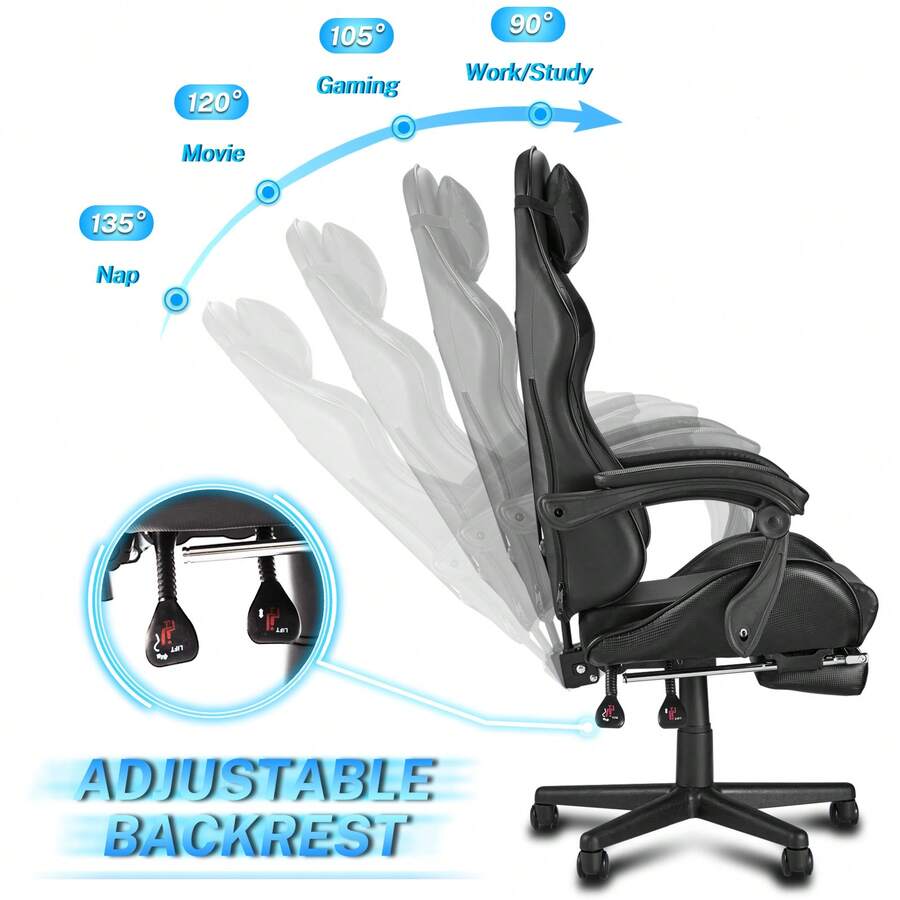 STGaming Gaming-Stuhl mit Fußs – Chairs Bewertung und Preis