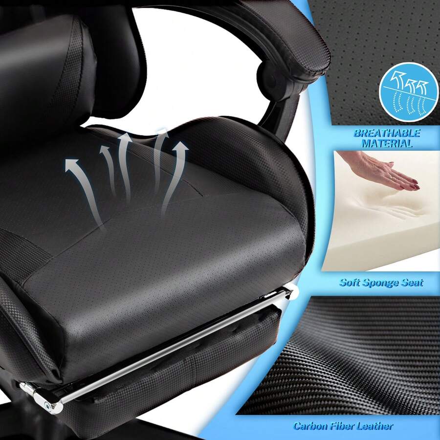 STGaming Gaming-Stuhl mit Fußs – Chairs Bewertung und Preis