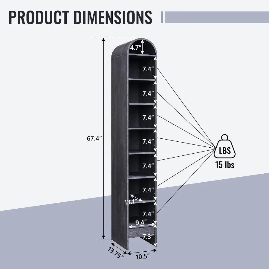 67 cm hoher, gewölbter Badezim – Storage Bewertung und Preis