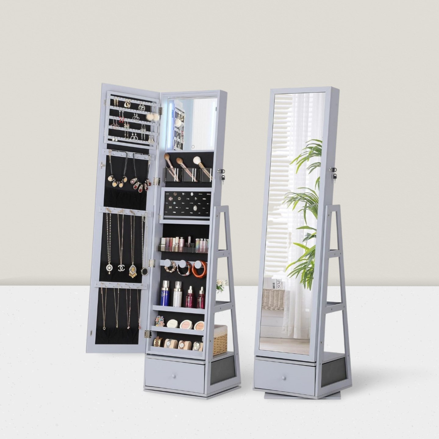 Ganzkörperspiegel für Garderob – Full Length Mirror Jewelry Armoire Bewertung und Preis