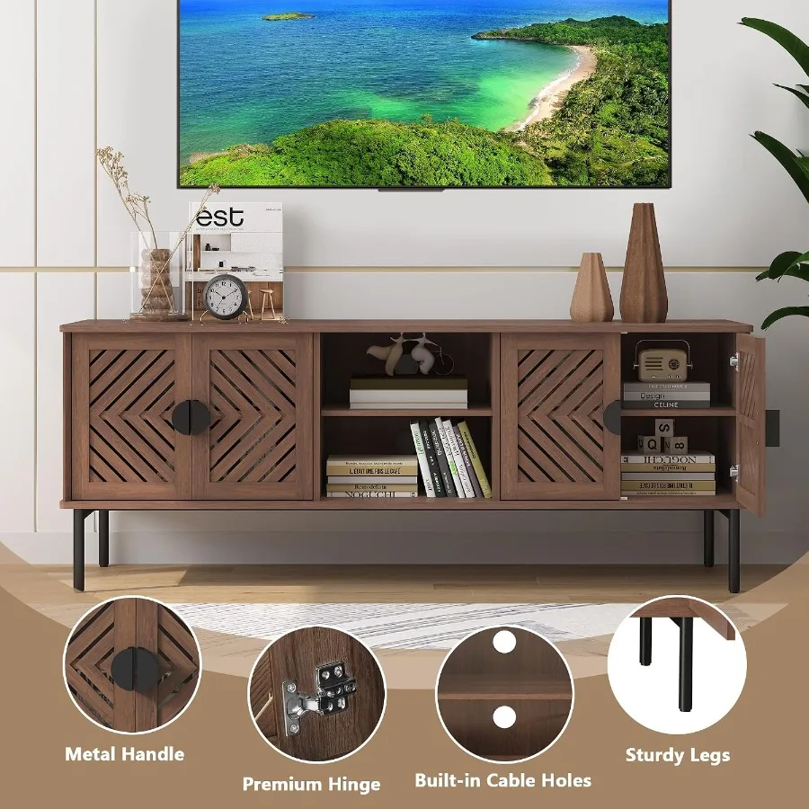 63 TV-Ständer für das Wohnzimm – Storage Bewertung und Preis
