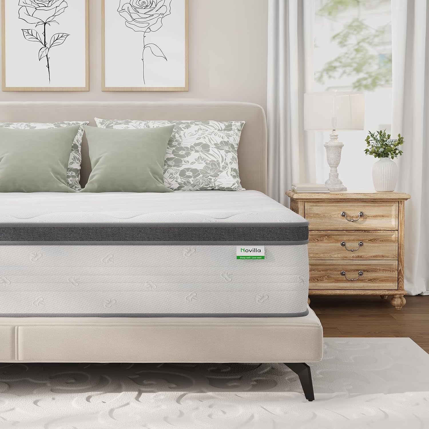 Queen-Matratze 14 Zoll, Hybrid – Memory Foam Mattress In A Box Queen Bewertung und Preis