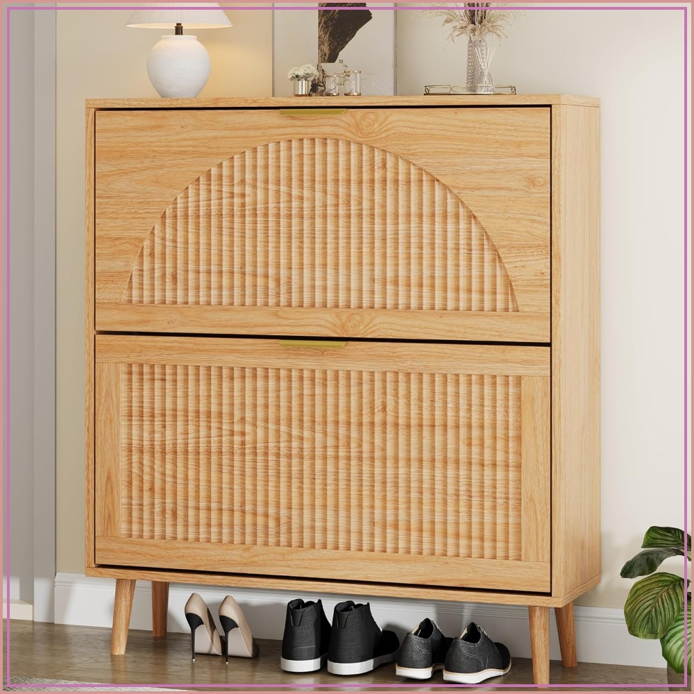 3-teiliger Schuhschrank mit Sc – Shoe Rack Cabinet Narrow Entryway Bewertung und Preis