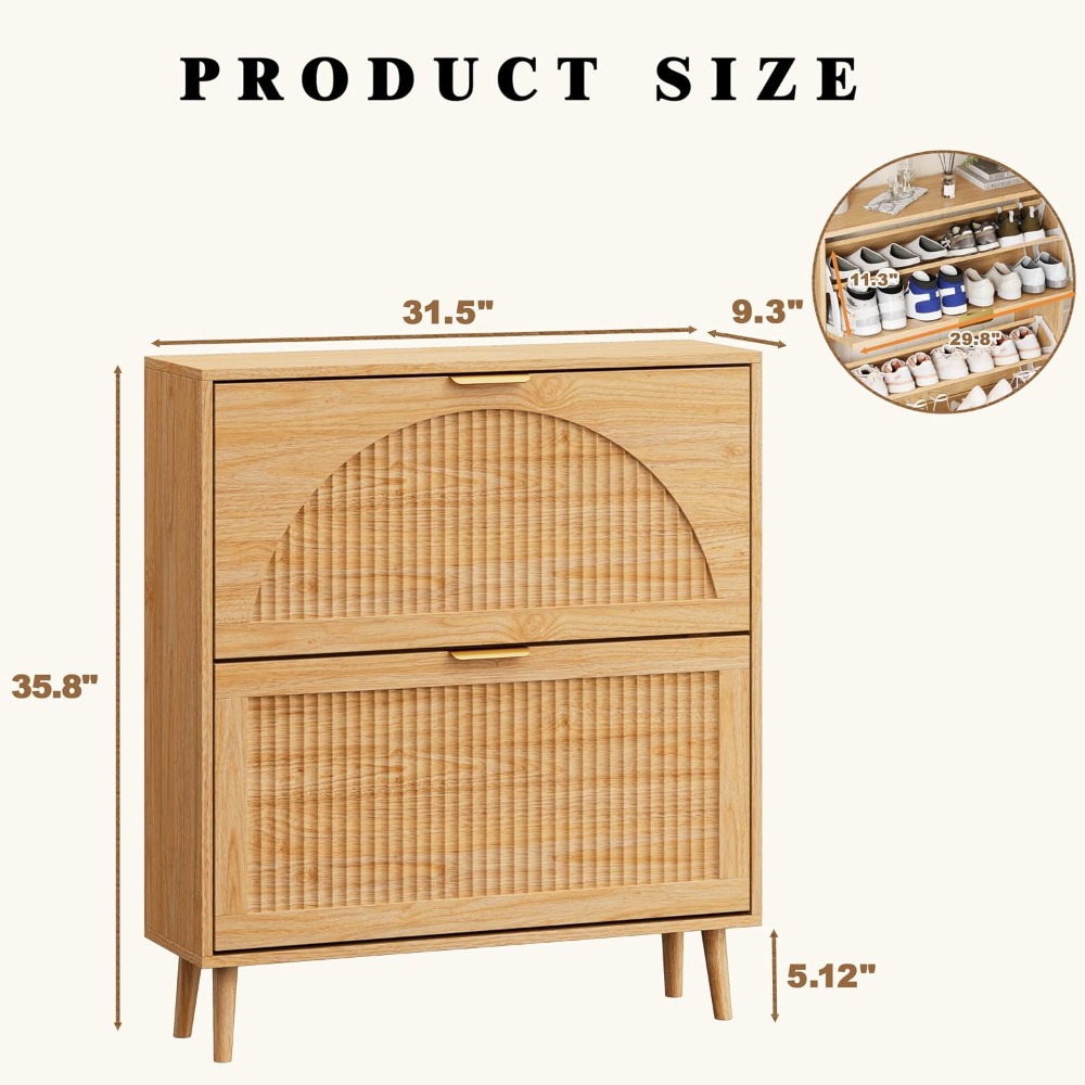 3-teiliger Schuhschrank mit Sc – Shoe Rack Cabinet Narrow Entryway Bewertung und Preis