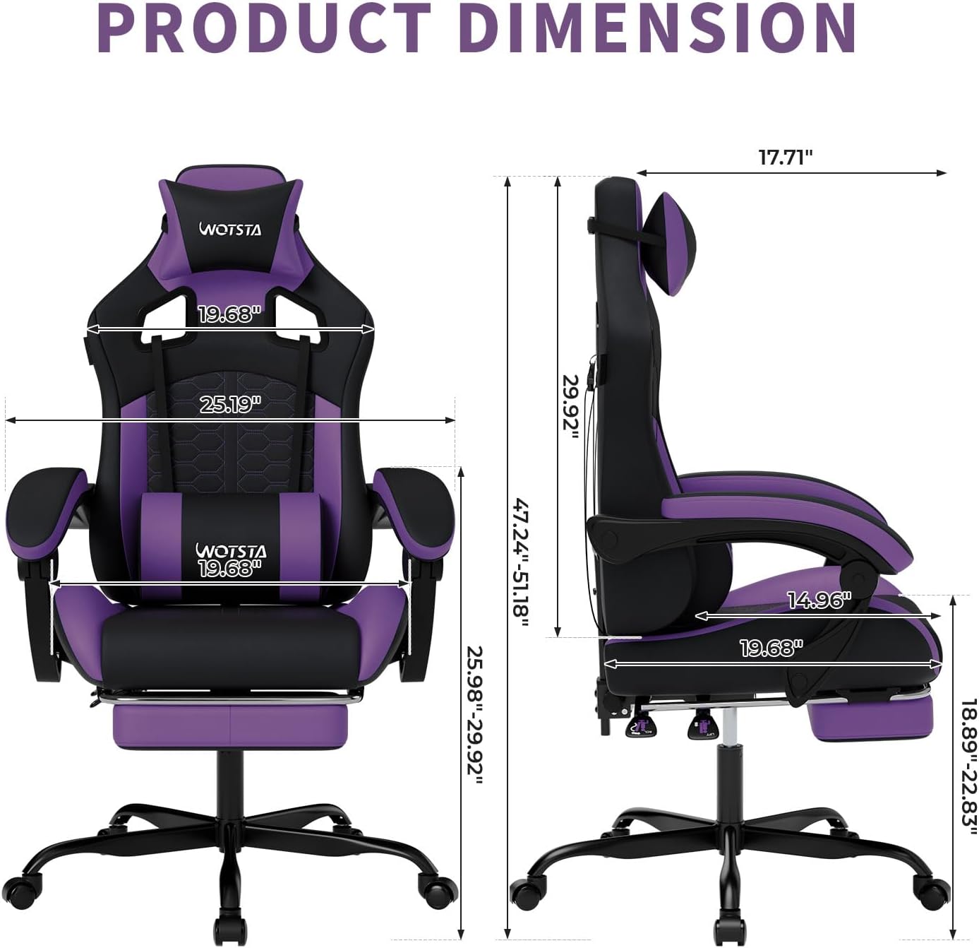 Gaming-Stuhl mit Massagefunkti – Sofas Bewertung und Preis